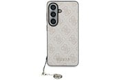 Mobile - Covers & Cases - GUESS 4G Classic Logo Charm MagSafe Case for Samsung Galaxy S26 - Pink - 3666339614003