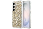 Mobile - Covers & Cases - GUESS IML Leopard Print Triangle MagSafe Case for Samsung Galaxy S26 - Brown - 3666339613907