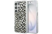 Mobile - Covers & Cases - GUESS IML Leopard Print Triangle MagSafe Case for Samsung Galaxy S26 Ultra - Black - 3666339613891