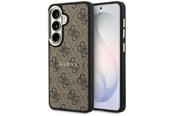 Mobile - Covers & Cases - GUESS 4G Embossed Ring MagSafe case for Samsung Galaxy S26 - brown - 3666339613181