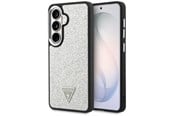 Mobile - Covers & Cases - GUESS Fixed Glitter Triangle MagSafe case for Samsung Galaxy S26 - silver - 3666339613549