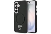 Mobile - Covers & Cases - GUESS Embossed Ring Triangle Logo MagSafe case for Samsung Galaxy S26 - black - 3666339613860