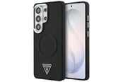 Mobile - Covers & Cases - GUESS Embossed Ring Triangle Logo MagSafe Case for Samsung Galaxy S26 Ultra - Black - 3666339613877