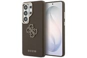 Mobile - Covers & Cases - GUESS Grained Big 4G Metal Logo Case for Samsung Galaxy S26 Ultra - Brown - 3666339612962