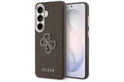 Mobile - Covers & Cases - GUESS Grained Big 4G Metal Logo Case for Samsung Galaxy S26+ - Brown - 3666339612955