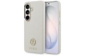 Mobile - Covers & Cases - GUESS Rhinestone Round Logo MagSafe Case for Samsung Galaxy S26 - Beige - 3666339613426