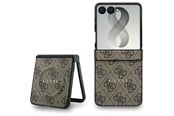 Mobile - Covers & Cases - GUESS 4G Classic MagSafe Case for Samsung Galaxy Z Flip 8 - Brown - 3666339662677