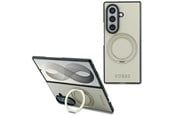 Mobile - Covers & Cases - GUESS Magnetic Ring Stand Grained Classic Logo MagSafe case for Samsung Galaxy Z Fold 8 Ultra - beige - 3666339662806