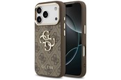 Mobile - Covers & Cases - GUESS 4G Big 4G Classic Logo Case for iPhone 17 Pro / 18 Pro - Brown and Gold - 3666339651060