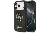 Mobile - Covers & Cases - GUESS Fixed Glitter Big 4G Case for iPhone 17 Pro / 18 Pro - Black - 3666339644987