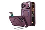 Mobile - Covers & Cases - ESR Classic Hybrid Kickstand MagSafe case for iPhone 18 Pro Max / 17 Pro Max - dark cherry matte - 4894240303801