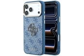 Mobile - Covers & Cases - GUESS 4G & Big Resin Logo Case for iPhone 17 Pro / 18 Pro - Light Blue - 3666339653705
