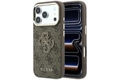 Mobile - Covers & Cases - GUESS 4G & Big Resin Logo Case for iPhone 17 Pro Max / 18 Pro Max - Brown - 3666339653675