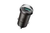 Laddning av elbil - SiGN Mini Car Charger USB & USB-C - PD & Q.C3.0 - 5A - 20W - Black - SN-A45