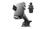 Laddning av elbil - SiGN Car Holder for Smartphones with Wireless Charging - 4.7"-6.8" - Black - SN-ZS214