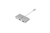 Displaykabel - SiGN USB-C Hubb till HDMI 4K - USB-A 3.0 och USB-C 100W - PC0849