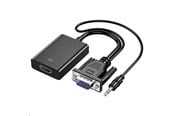 Displaykabel - SiGN VGA Male to HDMI Female Converter with 3.5mm AUX - PC1784
