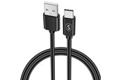 USB-kabel - SiGN USB-C Cable - 2.4A - 1m - Black - SN19-200