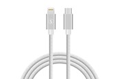 USB-kabel - SiGN USB-C to Lightning Cable 2.1A - 2m - White - SN-2W