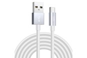 USB-kabel - SiGN SuperCharge USB-C cable 5A - 25W - 2m - White - SNCAB-5AW2M