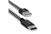 USB-kabel - SiGN Skin USB-C Cable 2.4A - 3m - Black/White - 2102452312KX91004068