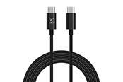 USB-kabel - SiGN Fast Charging Cable USB-C to USB-C 60W - 3A - PD - 2m - Black - SNCAB-USBCCB-2