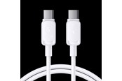 USB-kabel - SiGN USB-C to USB-C Cable - Fast Charging 100W - 1.2 m - White - SN-CC120W