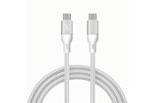 USB-kabel - SiGN 60W USB-C to USB-C cable - 2m - White - SN-CC3200W