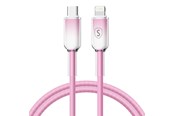 USB-kabel - SiGN Dynamic Series USB-C to Lightning Cable 2.4A - 1m - Pink - SN-D-PINKCL1M