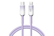 USB-kabel - SiGN Dynamic Series USB-C to Lightning Cable 2.4A - 1m - Purple - SN-D-PURPLECL1M