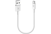 USB-kabel - SiGN USB-C Cable for Fast Charging 2.4A - 0.25m - White - SN-USBC025WHITE