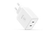 Mobile - Adapters & Chargers - SiGN Dual USB-C PD Charger 40W - White - SN-PD40W