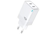 Mobile - Adapters & Chargers - SiGN Dual USB-C PD Charger 45W for laptop and smartphones - White - SN-PD45WH