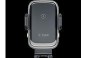 Mobile - Adapters & Chargers - SiGN Car Mobile Holder with Wireless Charging - 15W - Black - SN-CAR15W