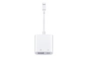 USB-kabel - SiGN Lightning & USB Camera Adapter 5V - 1A - White - SN-IPLH2i1CAM