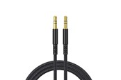Ljudkabel - SiGN AUX Car Stereo Audio Cable 2m - Black - SN-SY-20A1