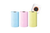 Papper, Fotopapper & Etiketter - SiGN Thermal Paper Roll with Colors for Mini Printer - 3 Rolls - 57*25mm - 5m - SN-MINIPP01F