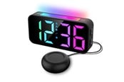 Smarta Hem - SiGN RGB Digital Alarm Clock with Vibrator - Black - SN-ALARM-CK