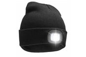 Ficklampor och strålkastare - SiGN Beanie with LED lamp USB - Black - SN-HLED