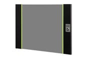 Rack chassis - DIGITUS Unique Series - front door - glass - 9U - DN-19 D-09-U-SW