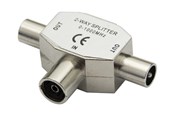 Kabel sleeve - Deltaco - splitter for TV - 2-way fully shielded - R00150039