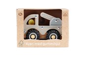 Leksaksbil - Impulse Toys Kran m/gummihjul i trä - 6930021