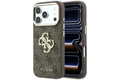 Mobile - Covers & Cases - GUESS 4G & Big Strass Logo Case for iPhone 17 Pro Max / 18 Pro Max - Brown - 3666339653033