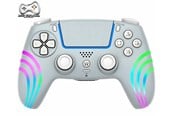 Spel Tillbehör - Deep Explorer Wireless RGB Pro controller - PS5 (Grey) - Wireless Controller - Sony PlayStation 5 - 3760430320617