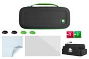 Spel Tillbehör - iMP TECH Protect and Charge Pack with Case Charge Dock Tempered Glass Screen Protector and 4 Thumb Grips - Black - Bag - Asus Rog Ally - ROGXPROTPK