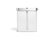 Avfallssortering - Simplehuman sensorstyrd avfallshink för källsortering – 58 L – vit - ST2052