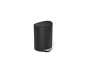 Avfallssortering - Simplehuman pedalhink – halvrund – 6 L – mattsvart - CW2109