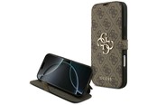 Mobile - Covers & Cases - GUESS Book 4G Metal Logo Case for iPhone 18 Pro Max / 17 Pro Max - Brown - 3666339673642