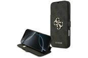 Mobile - Covers & Cases - GUESS Book 4G Metal Logo Case for iPhone 18 Pro Max / 17 Pro Max - Black - 3666339673628