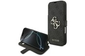 Mobile - Covers & Cases - GUESS Book 4G Metal Logo Case for iPhone 18 Pro / 17 Pro - Black - 3666339673611